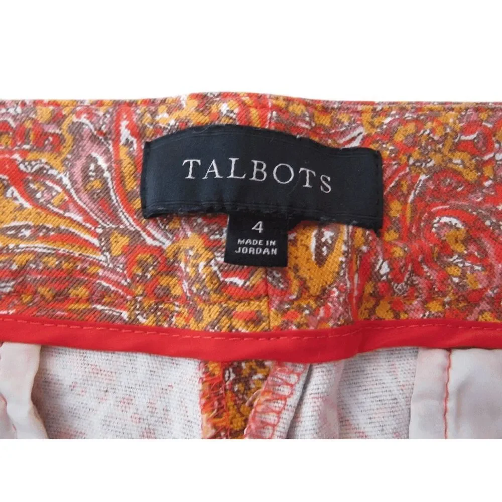 Talbots Orange‎ Paisley 5